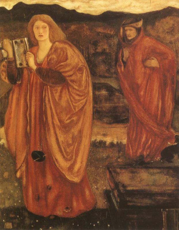 Sir Edward Coley Burne-Jones Merlin and Nimue